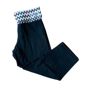 Victoria Secret Leggings Zigzag Fold Over Small
